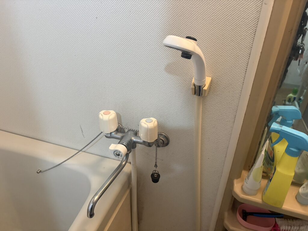 木津川市 | ハイツ浴室水栓取替（賃貸物件）